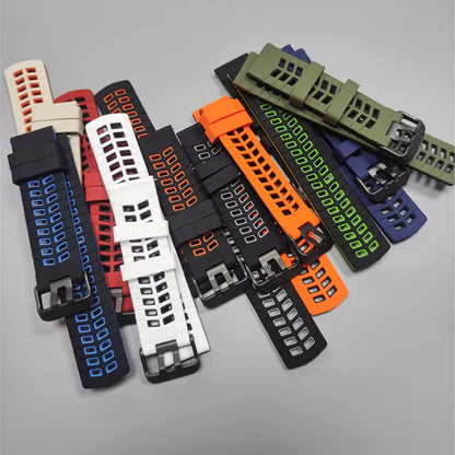 bracelets sport silicone perforés