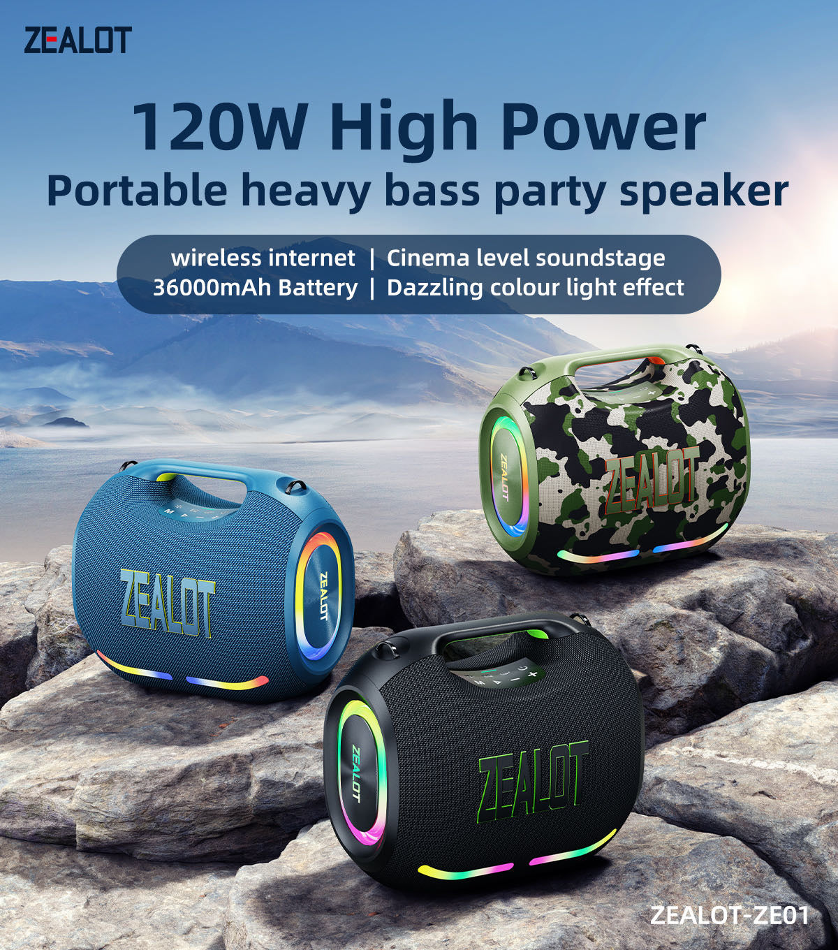 ZEALOT BOOMBOX LED