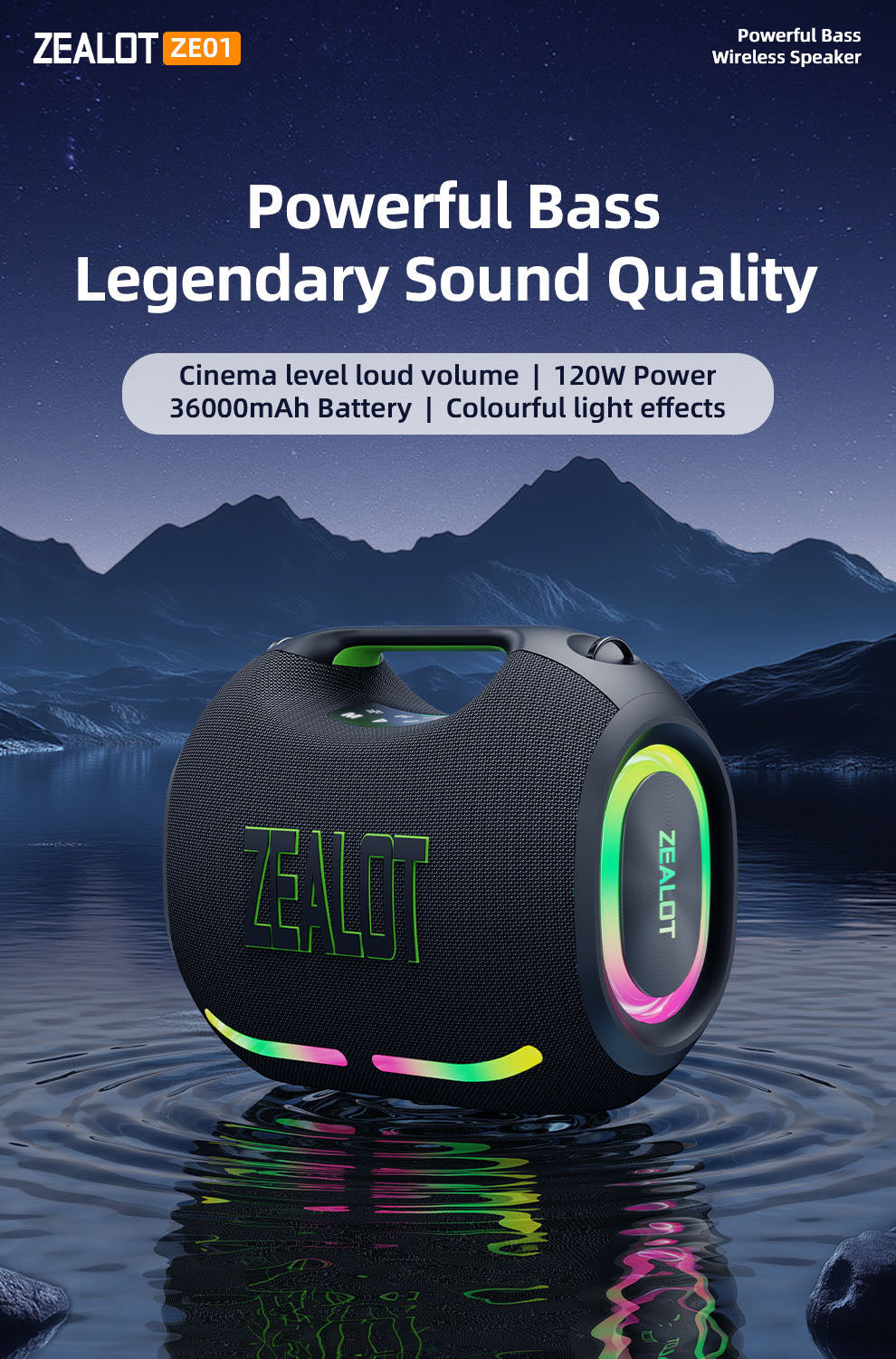 ZEALOT BOOMBOX LED