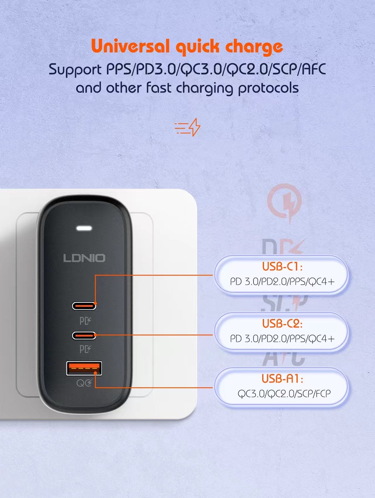 LDNIO 3 port