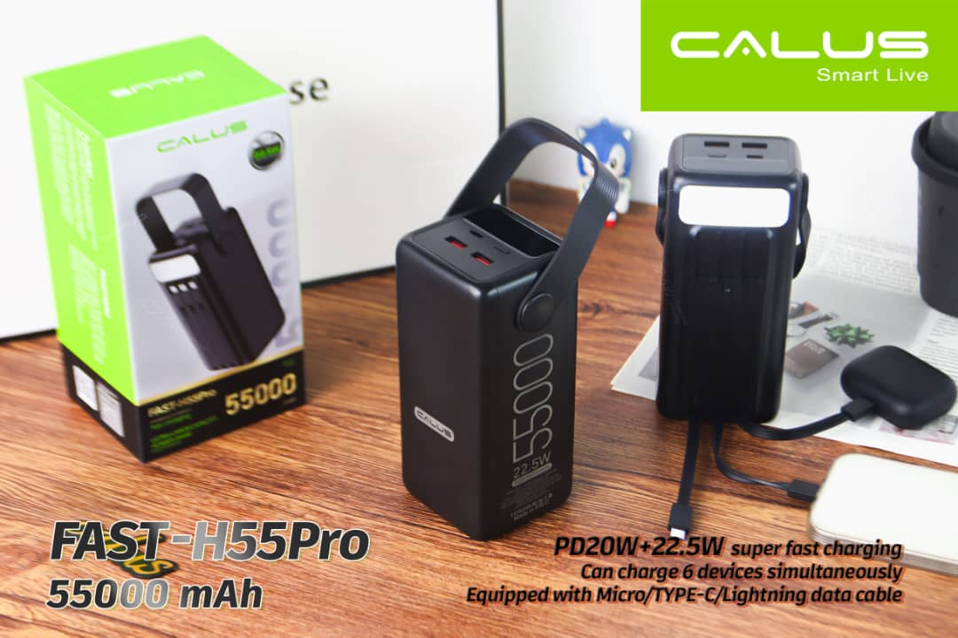 CALUS FAST-H55Pro
55000 mAh