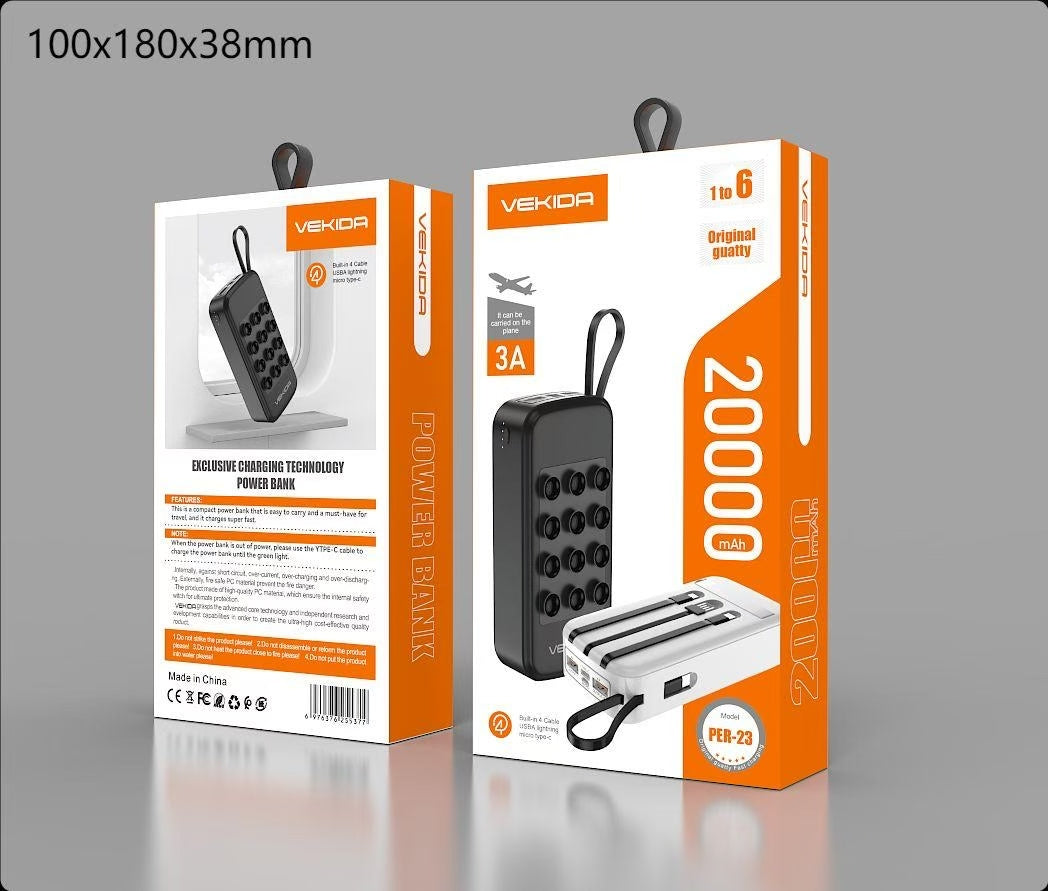 VEKIDA 20.000mah