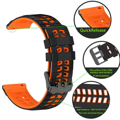 bracelets sport silicone perforés