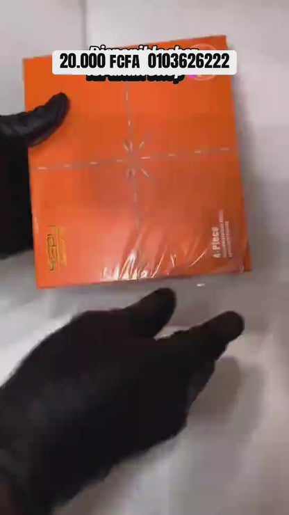 COFFRET CHARGEUR HEPU ORANGE 4-EN-1